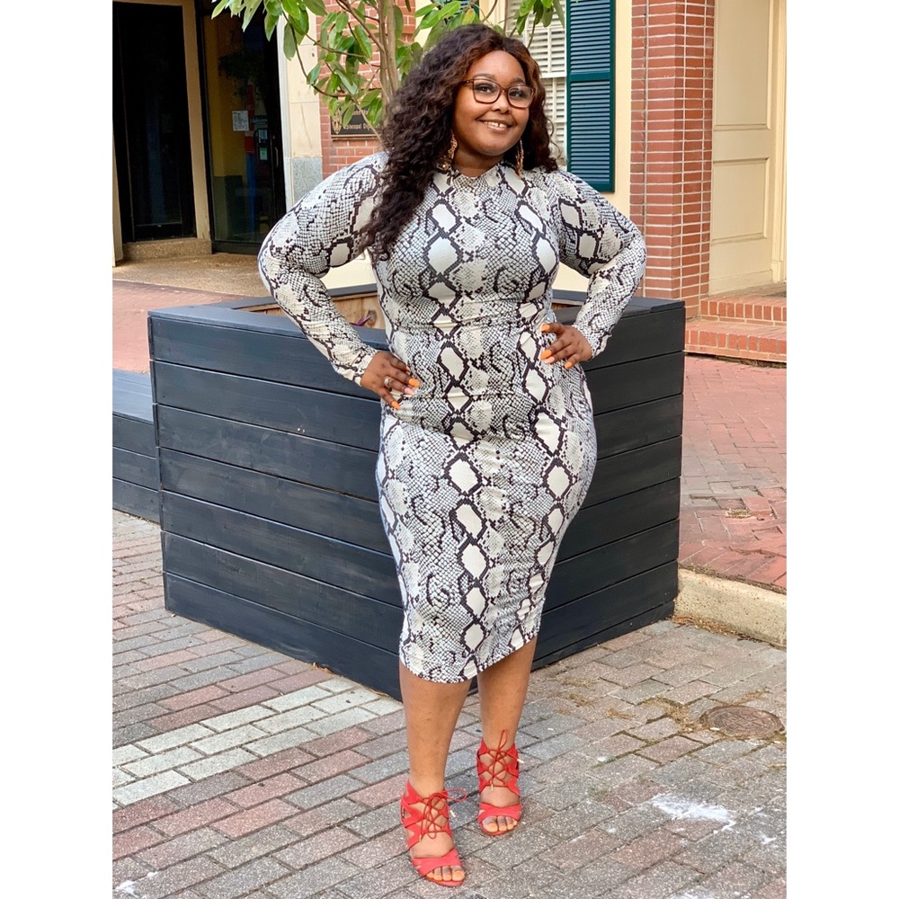 Diamond Midi Dress